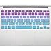 Allinside Pink and Blue Green Ombre Keyboard Cover Skin for MacBook Pro 13
