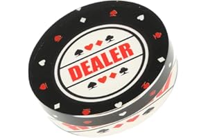Acrylic Dealer Button Puck for Table Game Supplies 3inch Birthday Gift for Lovers 8cm Diameter