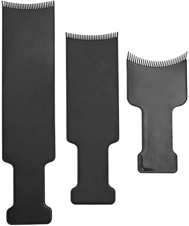 Amazon ヘアカラーボード ハイライト ローライト カラーリング ホーム サロン用カラーリング ヘアカラーリングdiyツール用の3ピース ハイライトボードロングボードとショートボード Zjchao ヘアスタイリング剤 通販