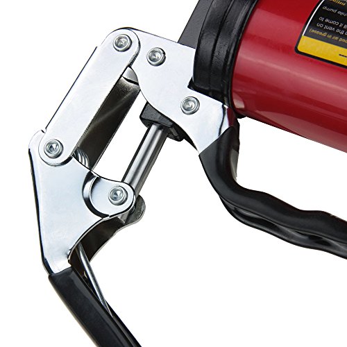 6000 PSI Heavy Duty Professional Quality Pistol Grip Style Grease Gun with 14.5 Oz. grease,Includes 18 inch Flex Hose