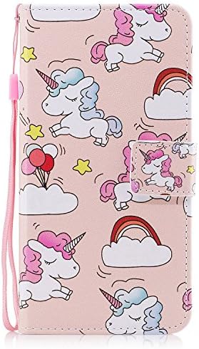 iPhone 7 Plus - Case [Wrist Strap], MerKuyom [Kickstand] Premium PU Leather Wallet Pouch Flip Cover Skin Case for Apple [ iPhone 7 Plus ], 7Plus (2016) -5.5-inch, Stylus (Lovely Running Sheep)