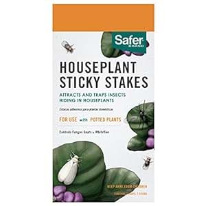 Amazon.com : Safer Brand SF5026 Houseplant Sticky Stakes ...