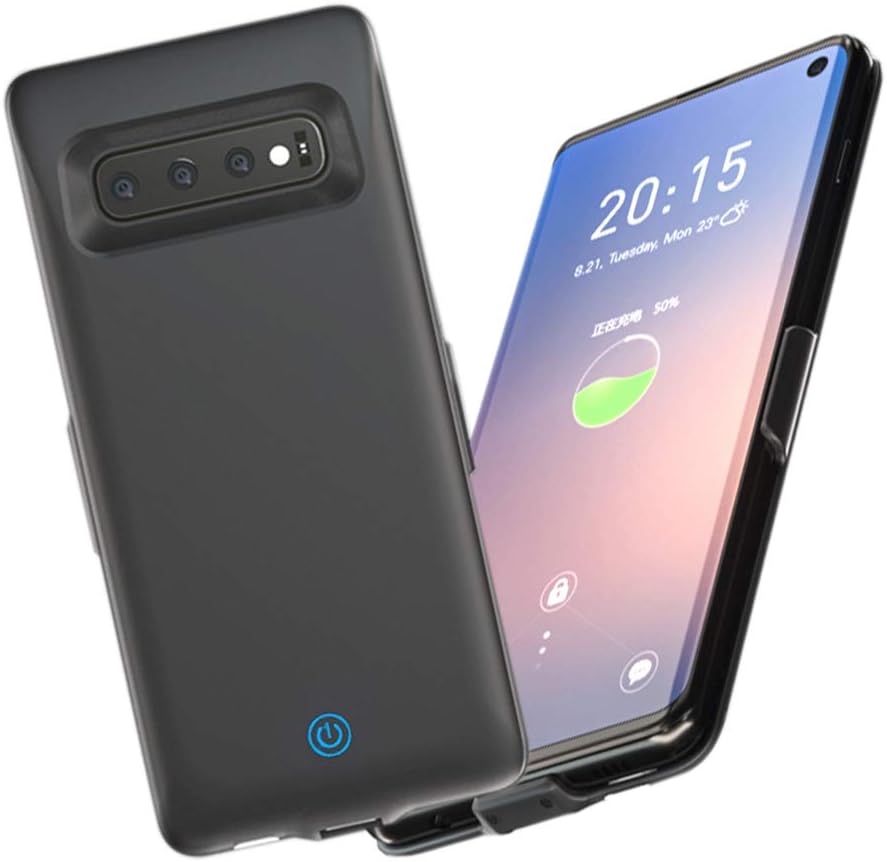 Idealforce Samsung Galaxy S10+ Battery Charger Case,6000mAh External Power Bank Cover Portable Charger Protective Charging Case for Samsung Galaxy S10+