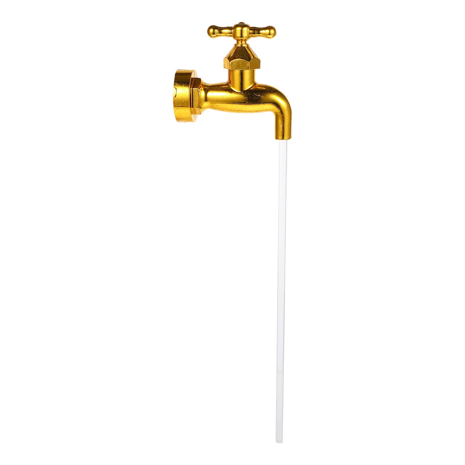 OFFSCH Floating Tap Water Feature Fountain 15.6 Inch Invisible Flowing Faucet Garden Decor Outdoor Courtyard Artistic Pond Ornament