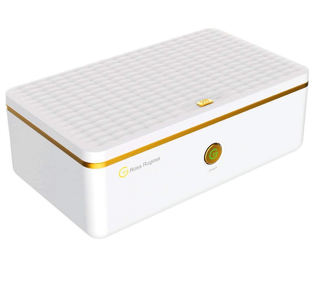 Rosa Rugosa Portable UV Light Plus Ozone Sterilization Box - Hygienic Locking Sexy Toy Storage Box