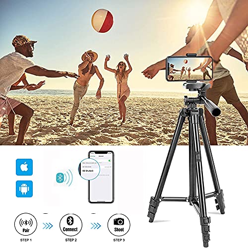 Phone Tripod, BONFOTO CD130 Aluminum Camera Tripod Portable Tabletop Travel Tripod Stand with 1/4\