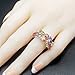 Gemstone Ring Morganite Garnet Amethyst Peridot 925 Silver Band for Women, Girl (8)