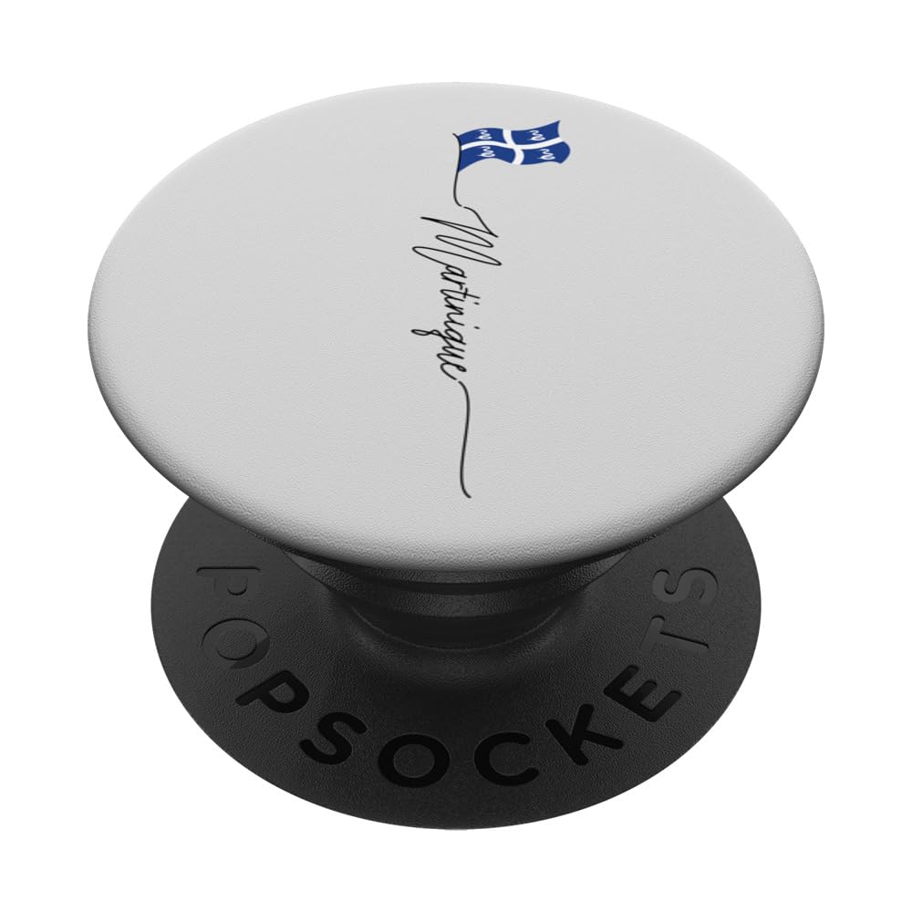 Martinique Flag, Martinique Island Martinican Patriotic Flag PopSockets Swappable PopGrip