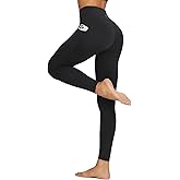 baleaf Workout Leggings with Pockets for Women High Waisted Tummy Control Plus Size Yoga Pants for Running Gym Athletic