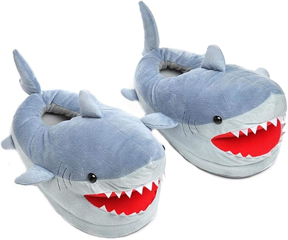 adult shark slippers