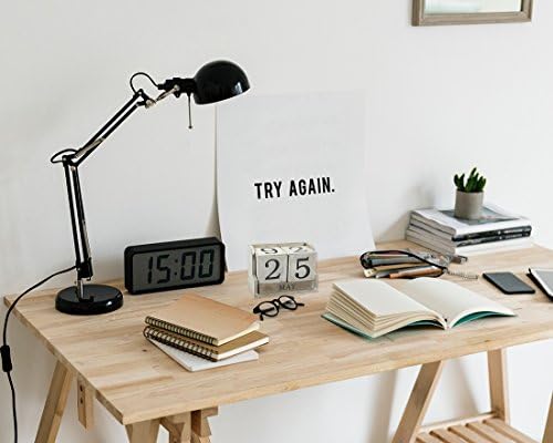 Amazon Com Calendar Block Wooden Perpetual Desk Calendar