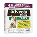 Advecta Plus Flea and Tick Squeeze on for Small Cats, 4 Month Supplythumb 2