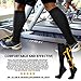 Bluemaple Thigh High Compression Socks for Women and Men Circulation(3 Pairs) Over the Knee-Best Support for Running,Travel