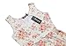 Measoul Womens Casual Fit and Flare Floral Sleeveless Party Evening Cocktail Dress,Beige,Medium