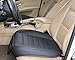 EDEALYN Car Seat Cover Front seat Protection Cover for Truck, SUV,1pcs Front Row seat Cover (L, Black)