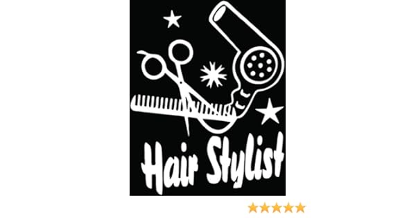 Amazon Com Hair Stylist Beauty Barber Car Truck Window Bumper
