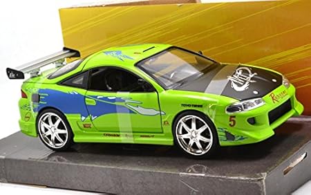 Amazon Jadatoys 1 24scale The Fast And The Furious Brian S Mitsubishi Eclipse ジェイダトイズ 1 24スケール ワイルドスピード ブライアン 三菱 イクリプス 並行輸入品 ミニカー ダイキャストカー おもちゃ