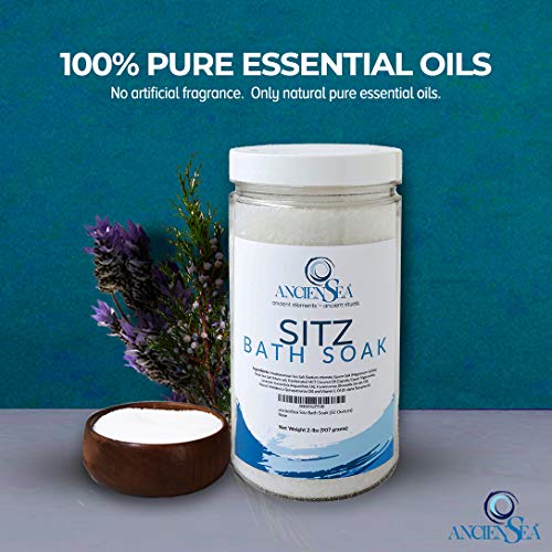 NEW Sitz Bath Salt 32 Ounces Dead Sea Salt and Epsom Salt Plus Pure