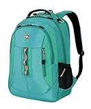 Swiss Gear SA5965 Laptop Computer Tablet Notebook Backpack - for School, Travel, Carry On Luggage, Women, Men, Student, Professional Use - Teal, 19 Inches by