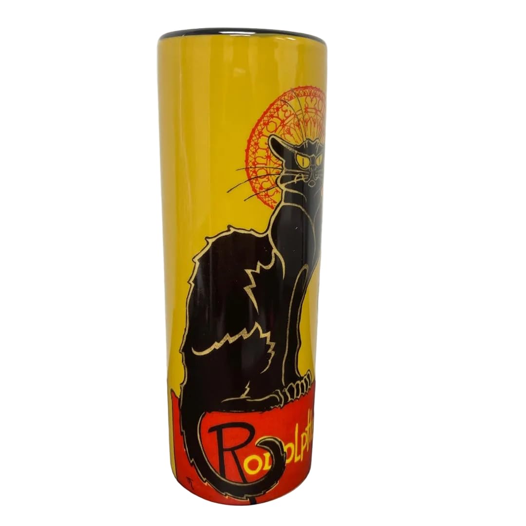 Parastone Museum Collection 18cm Ceramic Vase - Steinlen - Le Chat Noir