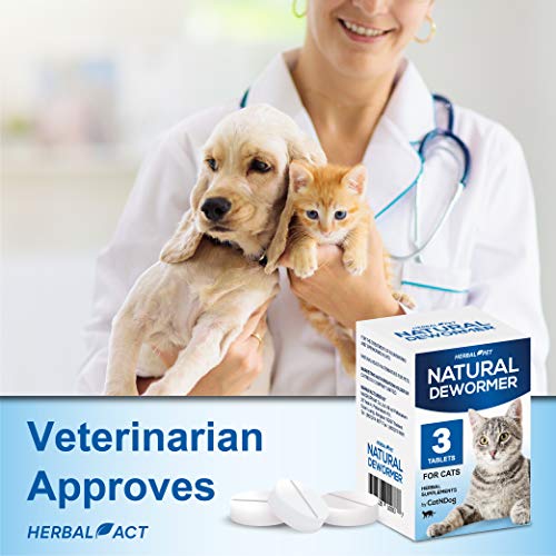 HERBALPET 8in1 Health Supplements Cat Dewormer Alternative Advanced