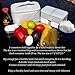 Snitsla Go - Bento Lunch Box Set in Insulated Lunch Bag for Adults - With Sauce Container and Divider to keep Food and Snack separated - Size for Portion Control - Grey