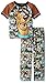 Scobby Doo Boys Camo Pajama Set , Kids Size XS(4/5)
