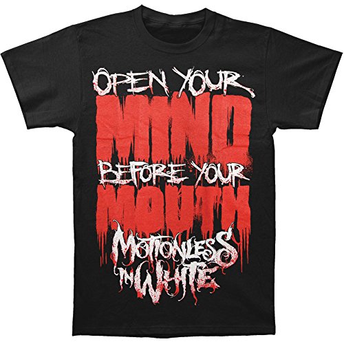 Motionless In White Men's Open Your Mind T-shirt Medium Black