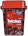 TWIZZLERS Twists Strawberry Flavored Chewy Candy, Bulk Candy, 33.3 oz Bulk Container (105 Pieces)