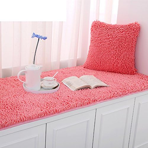 Chenille window mat plush anti-slip floating window mat custom window mat padded tatami mat balconies mats cushion-C 70x150cm(28x59inch)