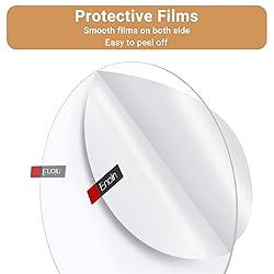 Enoin 2pcs 8 Inch Round Clear Plexiglass Sheet 1/12