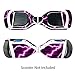 GameXcel Sticker for Hover Board - Skin for Self-Balancing Electric Scooter - Decal for Self Balance Mobility Longboard - Smart Protective Cover Vinyl Case for 2 Wheel Scooter Board