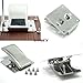 SAMSFX Fish Cleaning Board Tools Fillet Clamp w/Screws Deep-Jaw Fish Tail Clip Board for Scaling Table Bait (Fish Clamp)