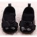 Binmer(TM) Infant Kids Girls Flowers Bow Soft Sole Baby Shoes Toddler Shoes Dress Decor (12~18 Month, Black)