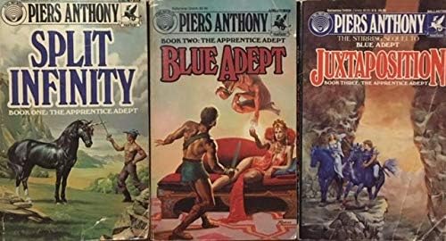 The Apprentice Adept 3 Book Set - Book One: Split Infinity - Book Two: Blue Adept - Book Three: Juxtaposition