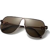 Xpectrum Oversized Retro Aviator Sunglasses Womens Vintage 70s 80s Sun Glasses Trendy Square Aviators