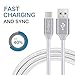 USB Type C Cable,USB C to USB A Charger 3.3ft（2Pack）Nylon Braided Fast Charging Cord Compatible samsung Galaxy S9 Note 9 8 S8 Plus,LG V35 V30 V20 G7 G6,Nexus 5X/6P,Nintendo,Moto Z2,OnePlus 6 5 3(Grey)
