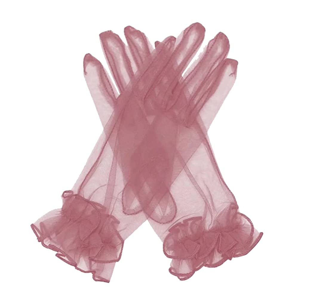 Yunyuebridal Tea Party Gloves for Women Short Full