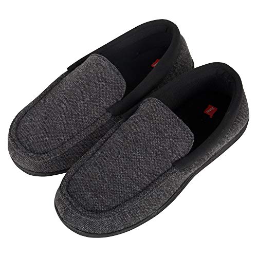 Hanes Mens Slippers House Shoes Moccasin Comfort Memory Foam Indoor