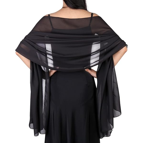 Ladiery Silky Shawls and Wraps for Evening Dresses: Women Sheer Soft  Bridesmaid Wedding Formal Party Organza Shawl at Amazon Women's Clothing  store