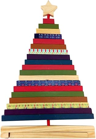 Albero Di Natale In Legno Amazon.Efinny Albero Di Natale Con Striscia Colorata Rotante Mestiere Di Natale In Legno Regalo Festivo Espositori Da Tavolo Espositori Da Tavolo In Legno Amazon It Casa E Cucina