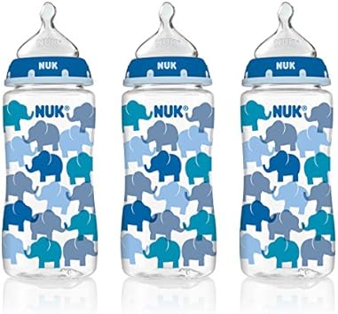 nuk blue bottles