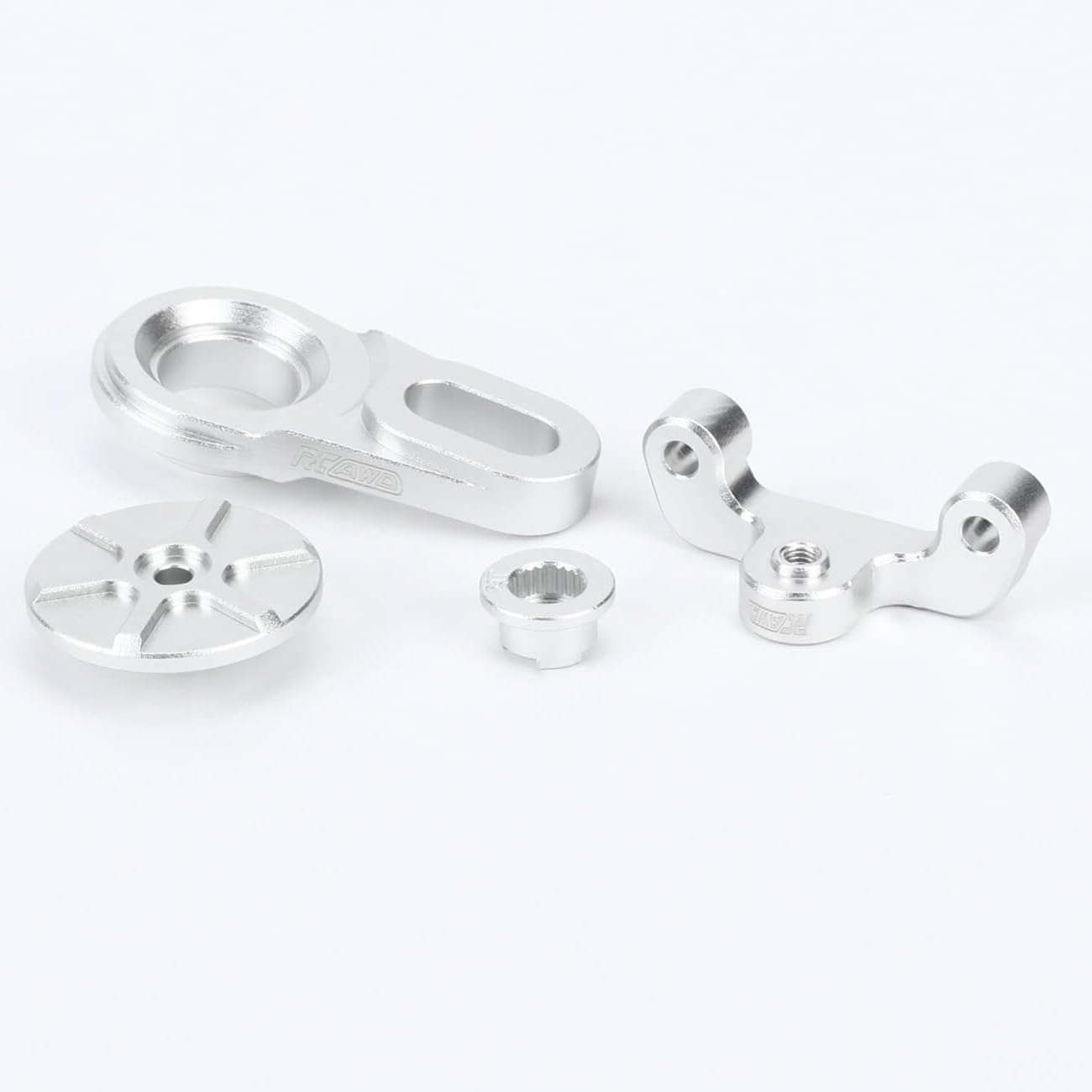 RCAWD Aluminum Servo Saver Assembly for Losi Promoto MX 1/4 Motorcycle RC upgrades part #LOS261011(Silver)