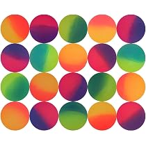 20 Pcs Balle Rebondissante Enfant Bounce Pour Les Enfants Jouer Au