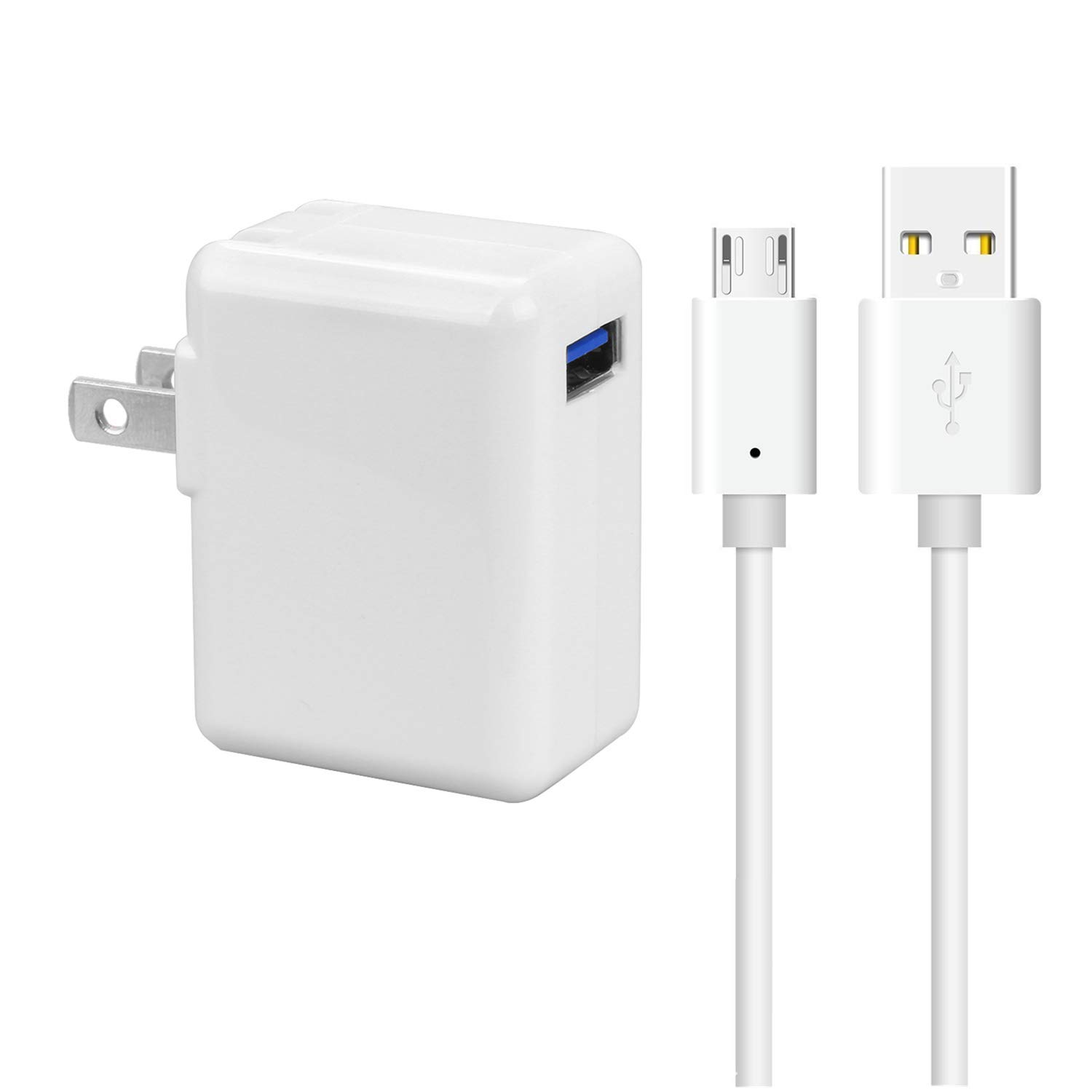 Paperwhite Echo Dot Kindle Fire Fast Charger Tab A,E,S,S2,7,8 Samsung