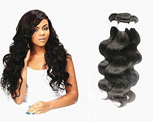 RealTopHair Virgin Human Hair Extension Unprocessed Body Wave Texture 3 Bundle (14"+16"+16")