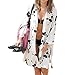 Womens Cover up Bohemia Tassel Swimsuit Beachwear Bikini Dress, H, O/S