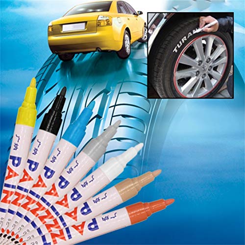 Universal Red Permanent Car Vehicle Motorcycle Tyre Tire Tread Marker Paint Pen Tyre Pen Auto Car Styling Decoration