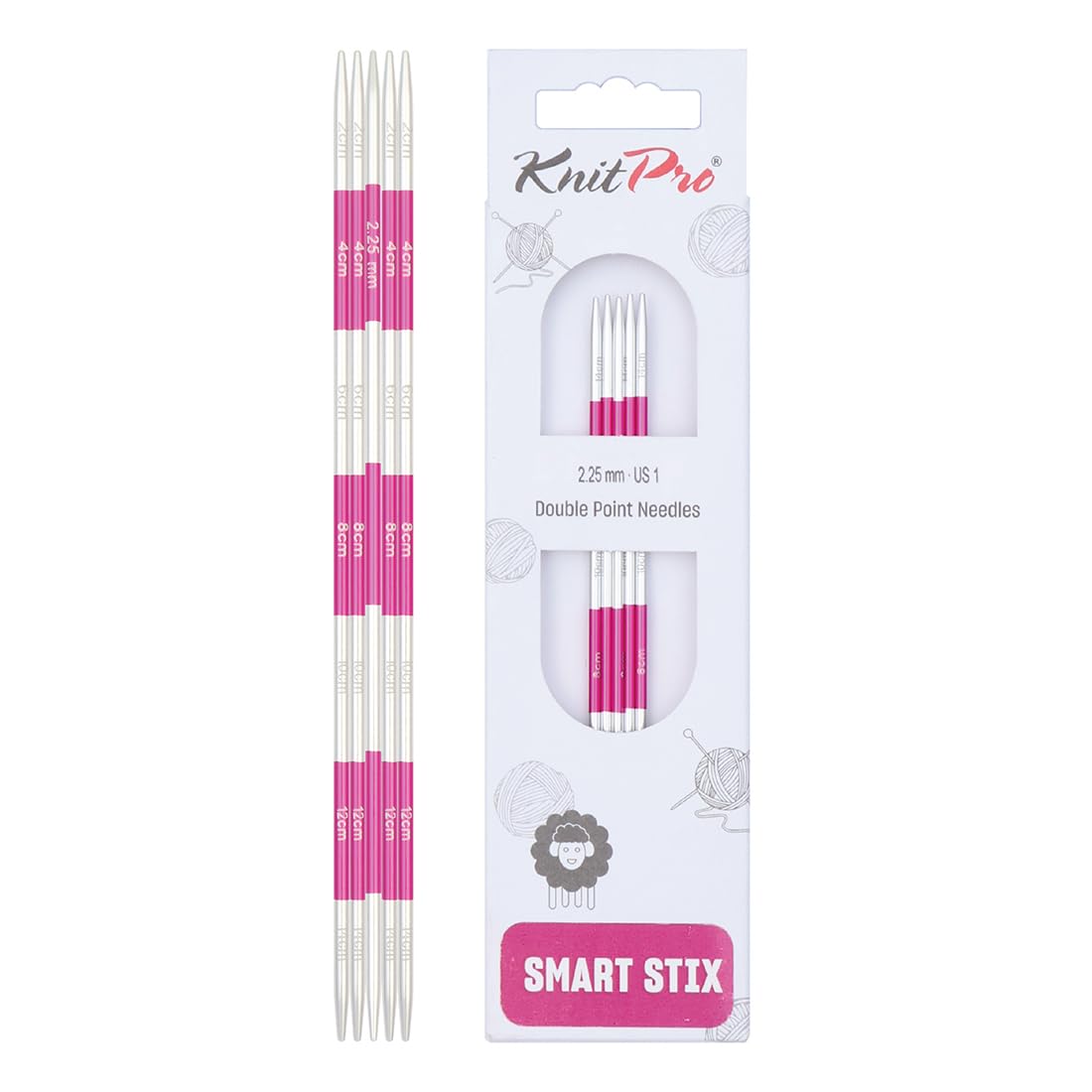 KnitPro Smartstix Double Pointed Needles 5.5" (14cm) | 2.25mm — image 1
