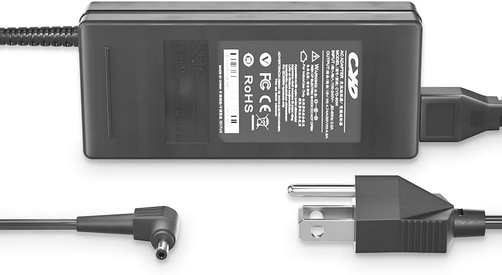 QYD 65W 90W Ac-Adapter Replacement for Laptop-Charger Asus Vivobook X551M X550 K52F A756U F55A K50I PA-1900-24 ADP-90CD DB ADP-90YD B R505c K55A K55N K55VD K53E A55n K50i Notebook Power-Supply Cord